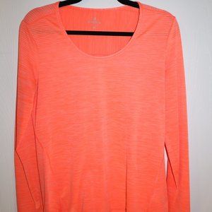 Athleta Orange Long Sleeve Top